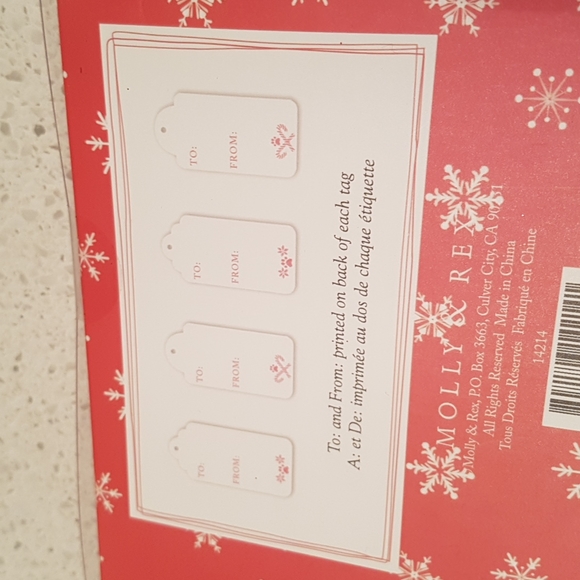 🎅🏼12 pcs 3D Holidays Dogs Gift Tags From To 1.85" x 3.75" Inch. Approx. - Picture 9 of 16